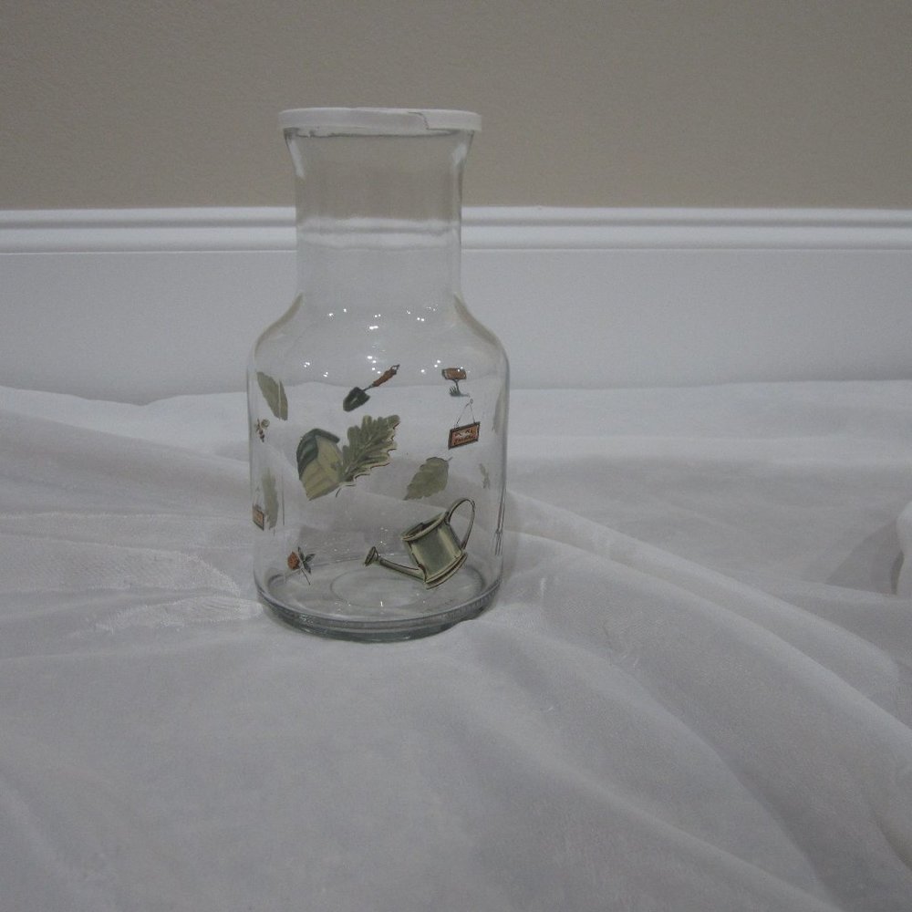 Pfaltzgraff Naturewood Glass Juice Container